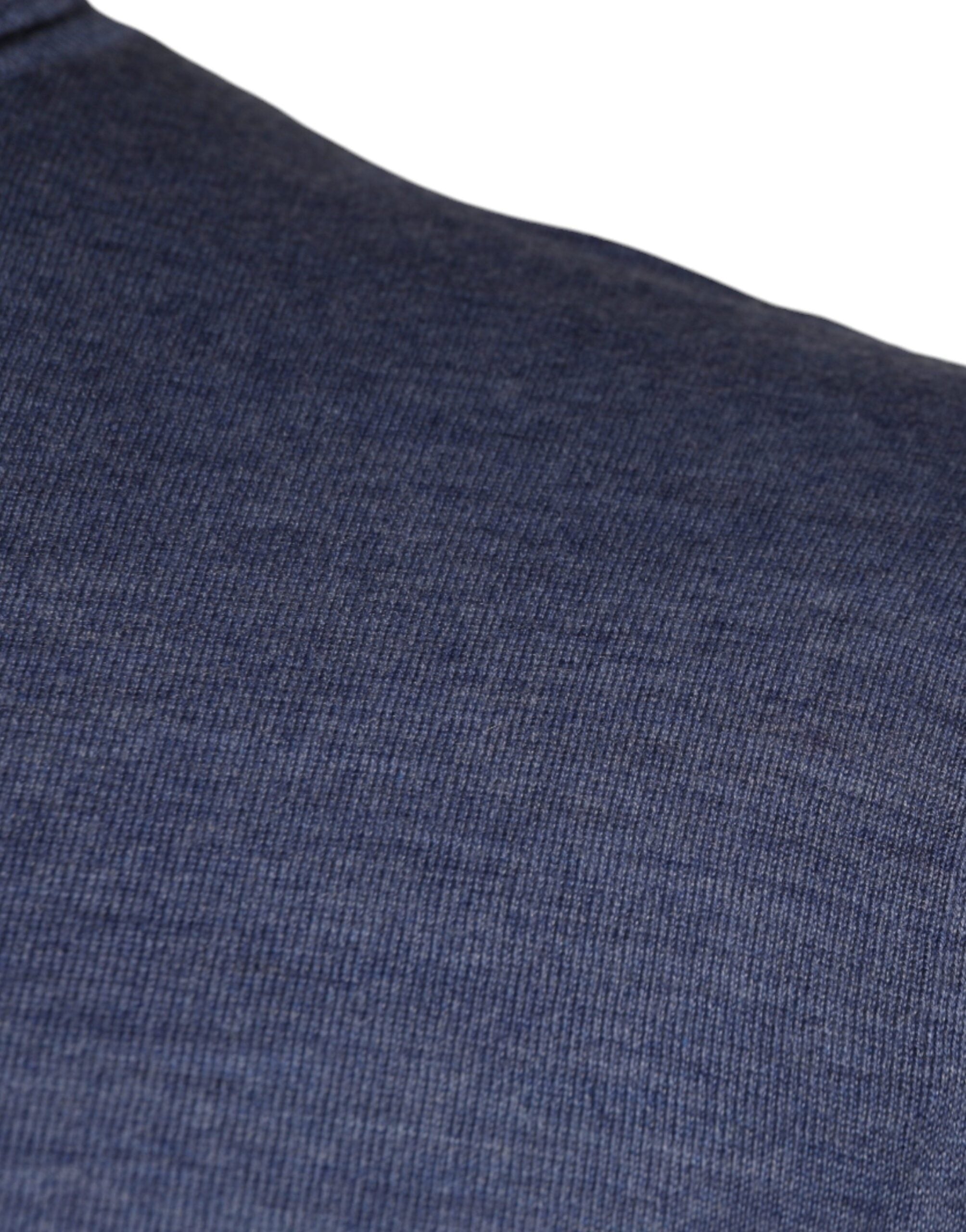 Dolce & Gabbana Purple Blue Long Sleeve Turtleneck Pullover Men's Sweater (Pre-Owned)