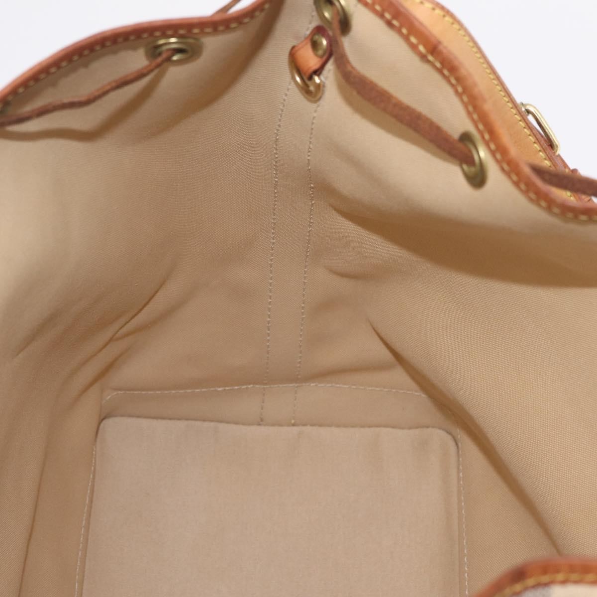 Louis Vuitton Noe Damier White Canvas Shoulder Bag Bag (Pre-Owned)