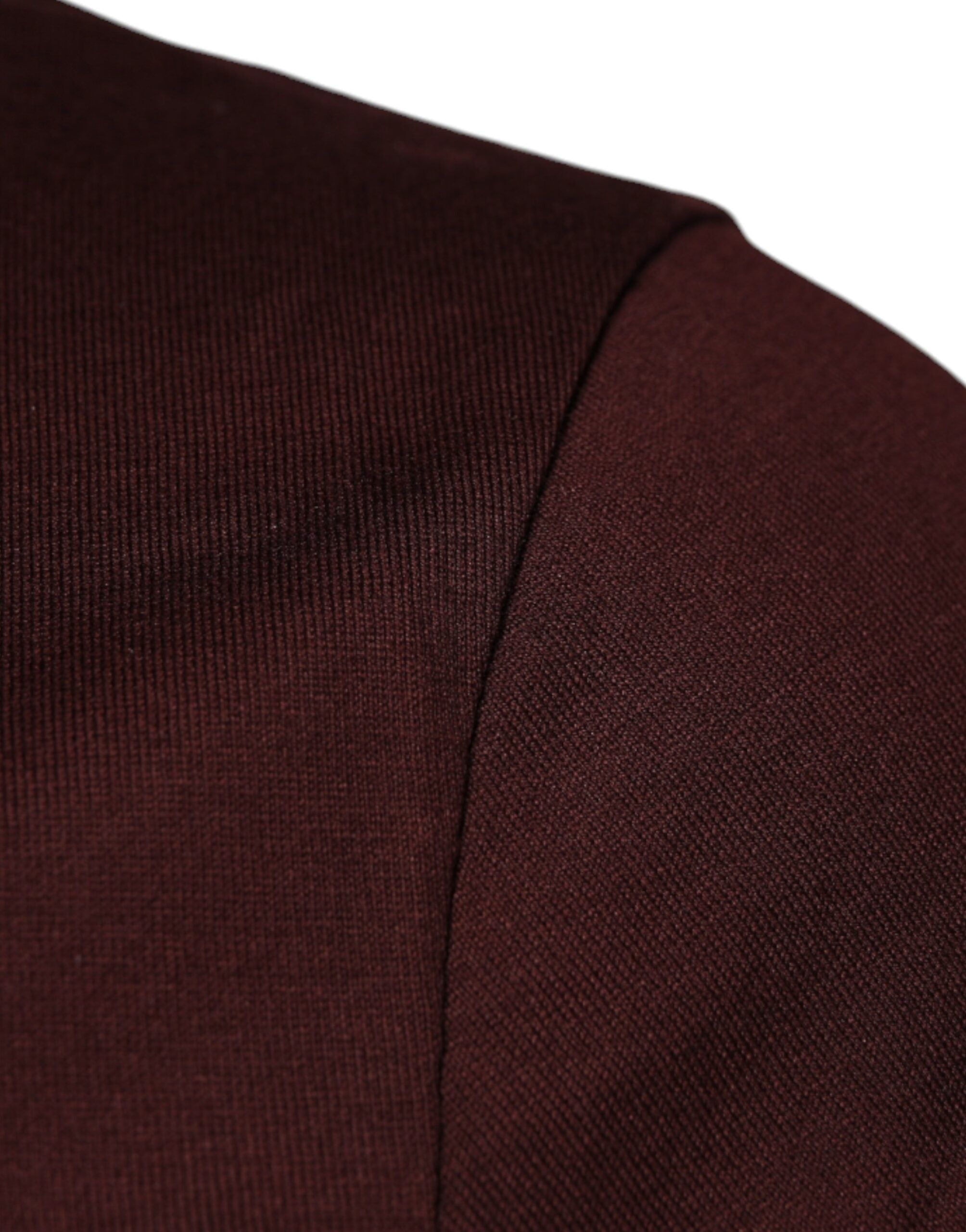 Dolce & Gabbana Maroon DG Logo Cotton Crew Neck Men's T-shirt (Pre-Owned)