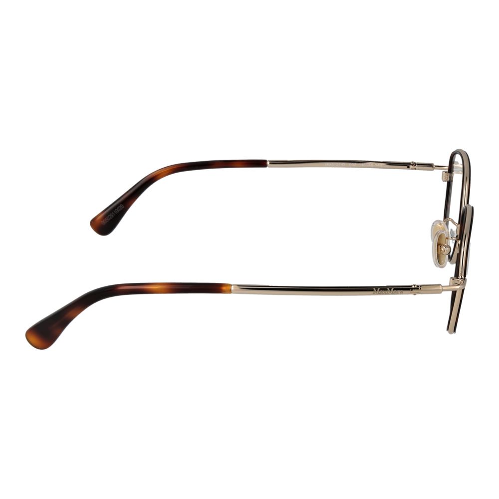 Max Mara Brown Metal Glasses Women's (Frames)