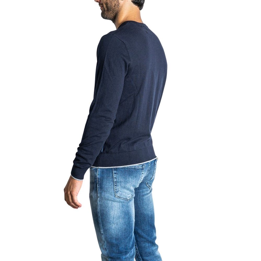 Armani Exchange Blue Cotton Men's T-Shirt