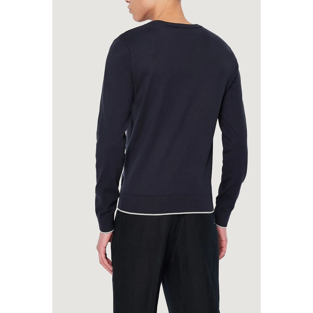 Armani Exchange Blue Cotton Men's T-Shirt
