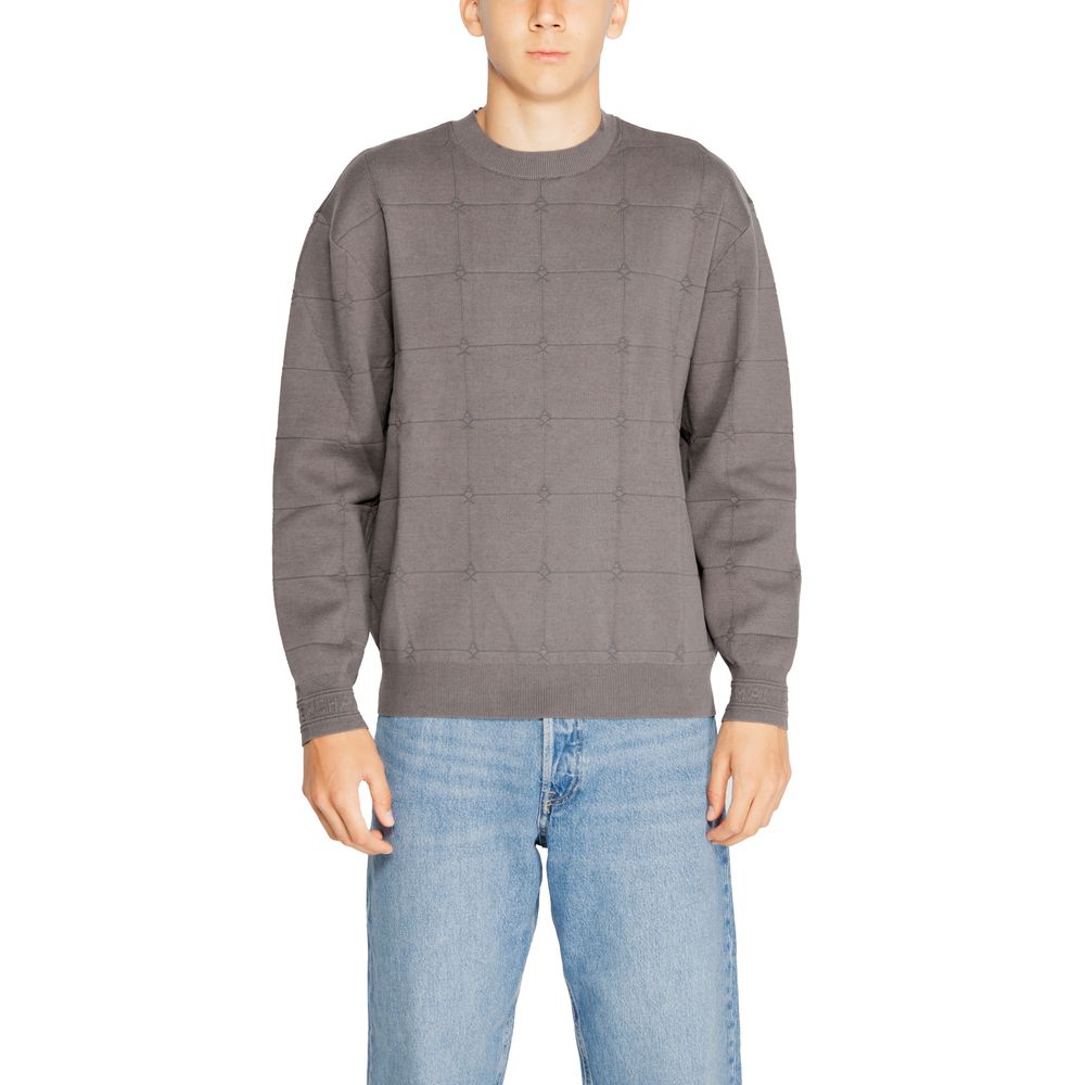 Armani Exchange Gray Cotton Men's T-Shirt
