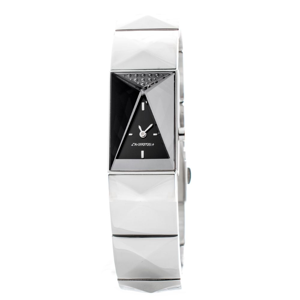 Chronotech Silver Steel Women's Watch