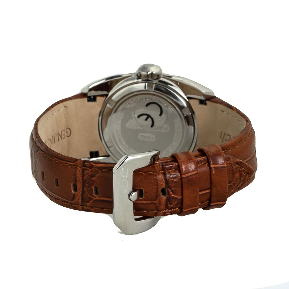 Chronotech Brown Leather Women's Watch