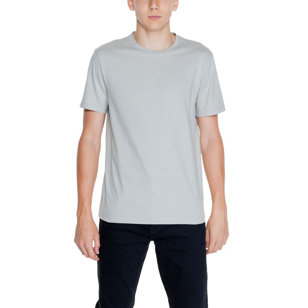 Calvin Klein Gray Cotton Men's T-Shirt