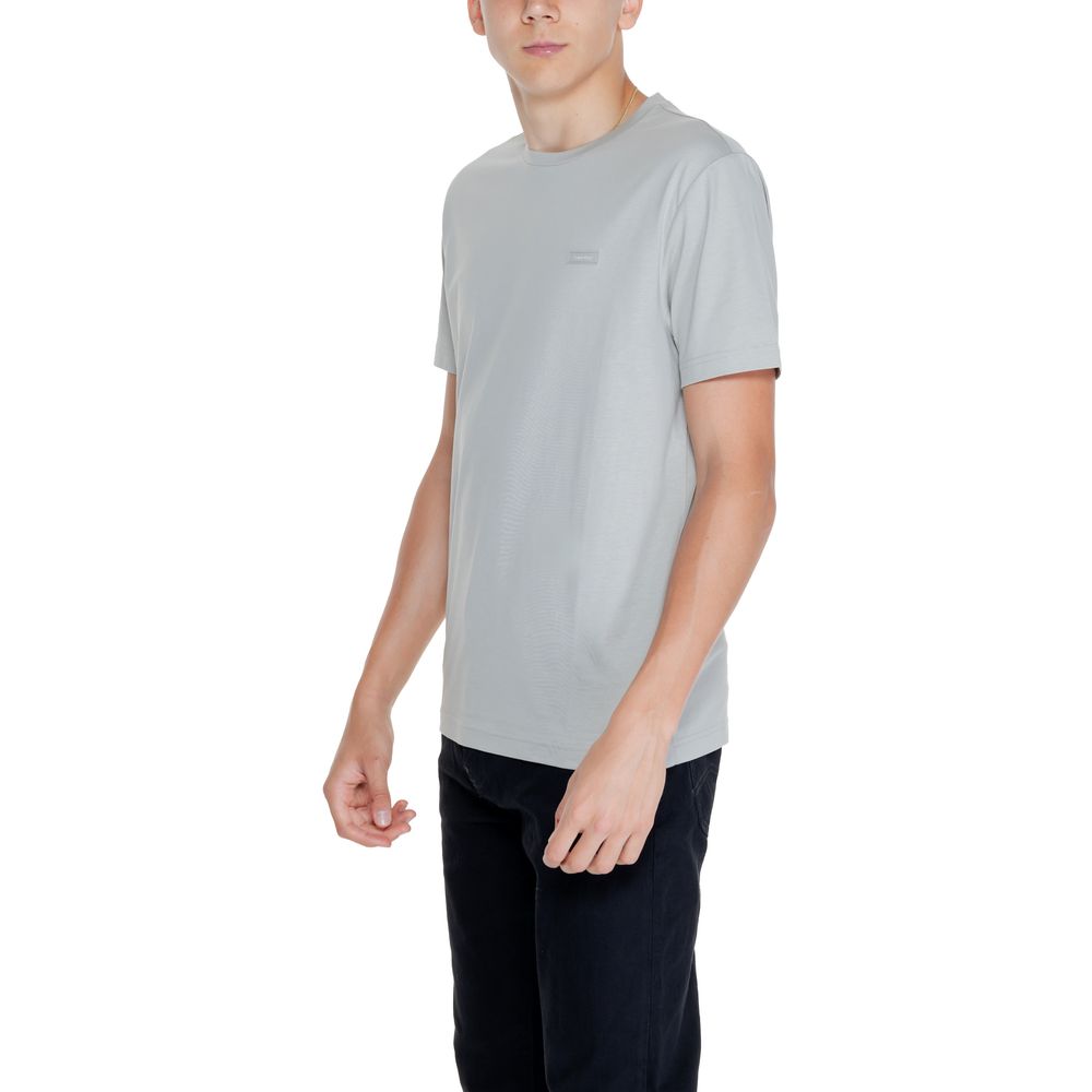 Calvin Klein Gray Cotton Men's T-Shirt