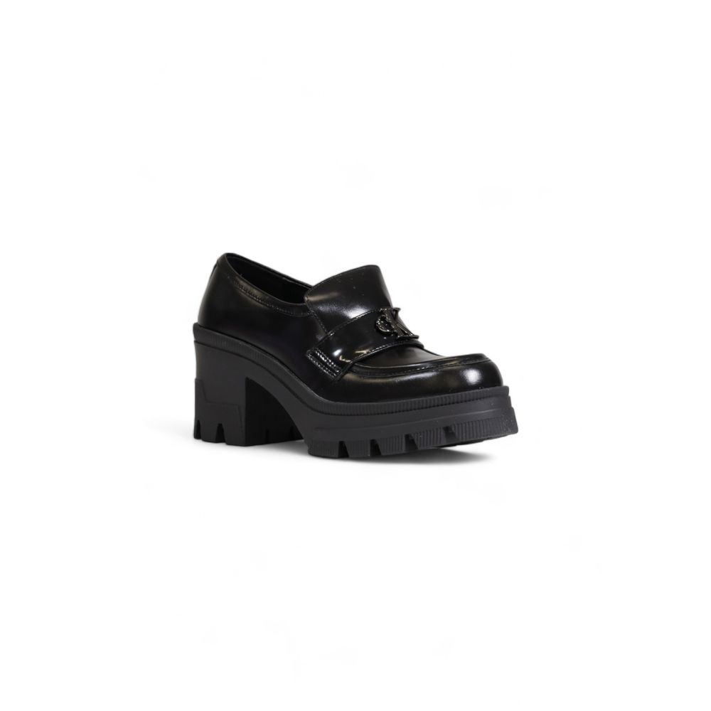 Calvin Klein Black Leather Women's Sandal