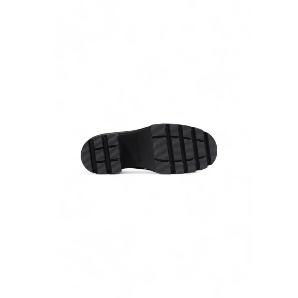 Calvin Klein Black Leather Women's Sandal