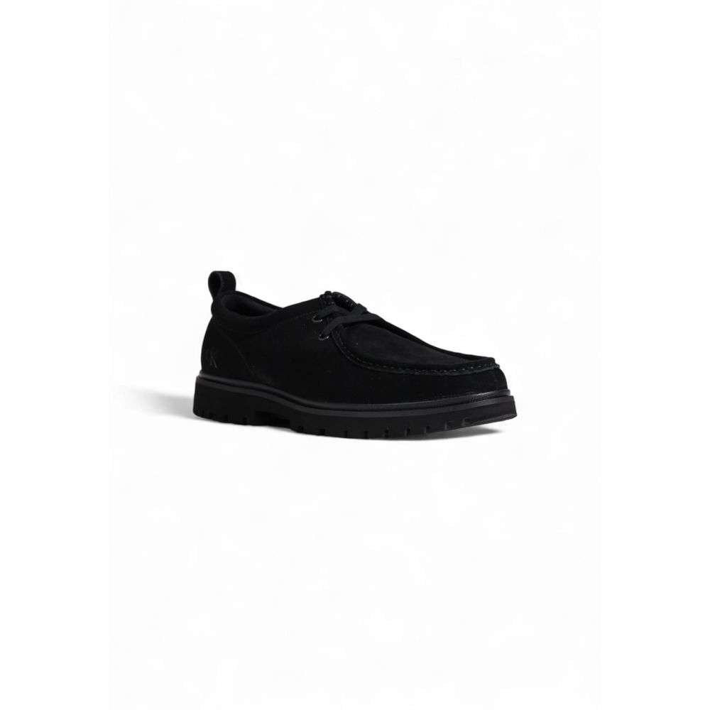 Calvin Klein Black Suede Leather Men's Casual