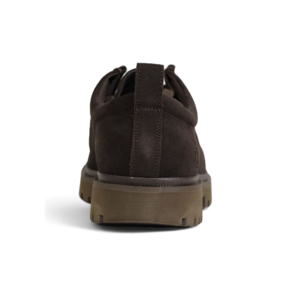 Calvin Klein Brown Suede Leather Men's Casual