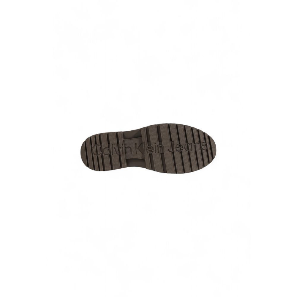 Calvin Klein Brown Suede Leather Men's Casual