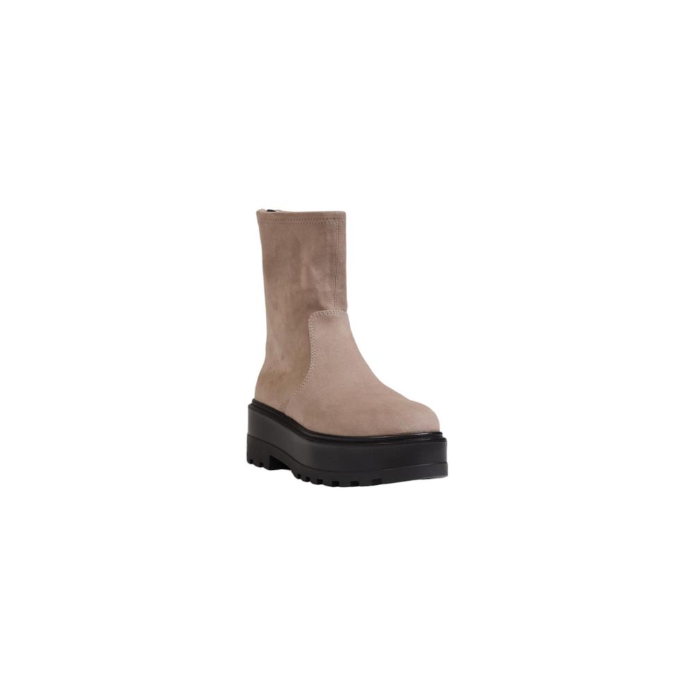 Calvin Klein Gray Recycled Polyester Women's Boot