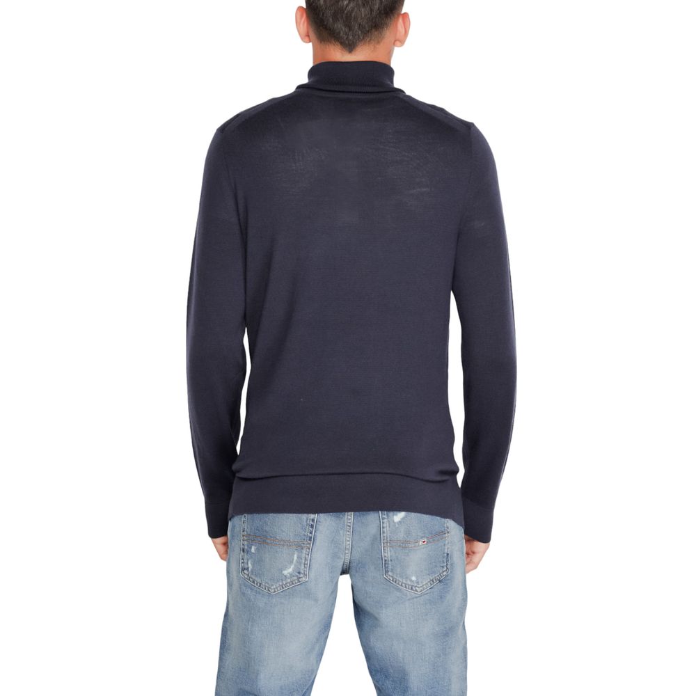 Calvin Klein Blue Wool Men's Sweater