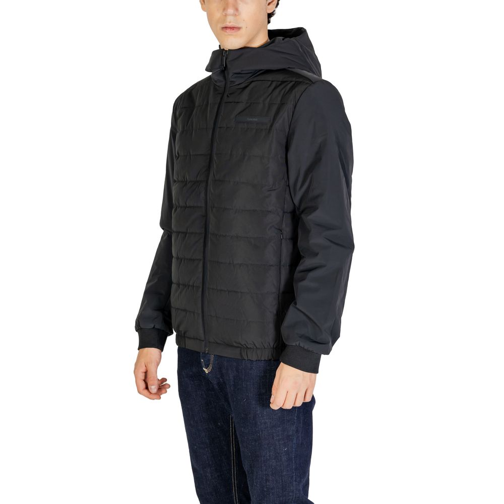 Calvin Klein Black Recycled Polyester Men's Jacket
