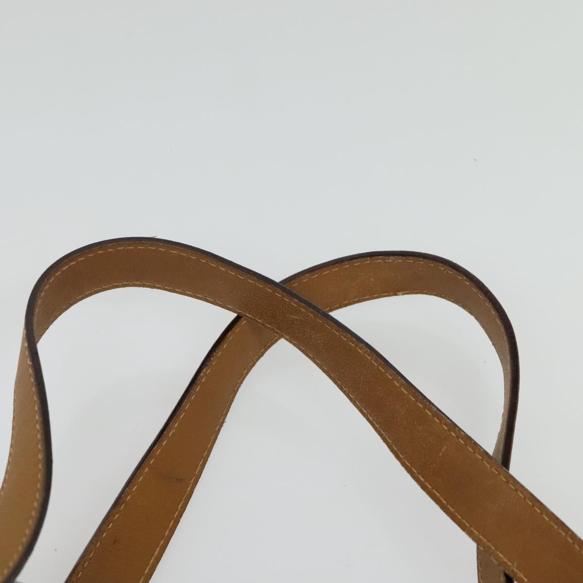 Celine Vintage Macadam Canvas Beige Canvas Bag (Pre-Owned)