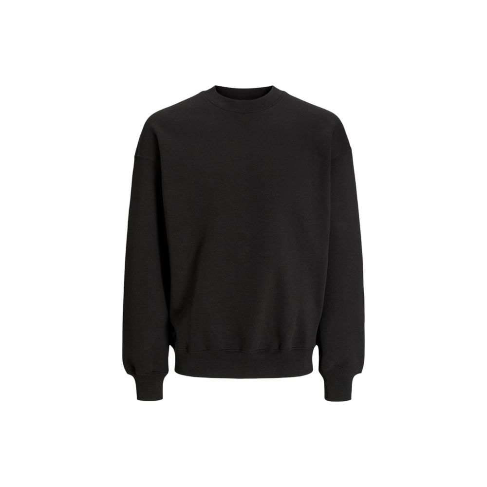 Jack Jones Black Cotton Men's Sweatshirt