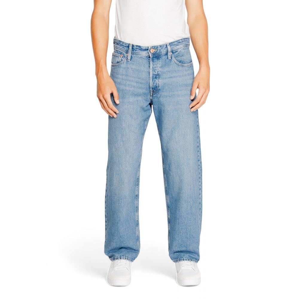 Jack Jones Blue Cotton Jeans & Men's Pant