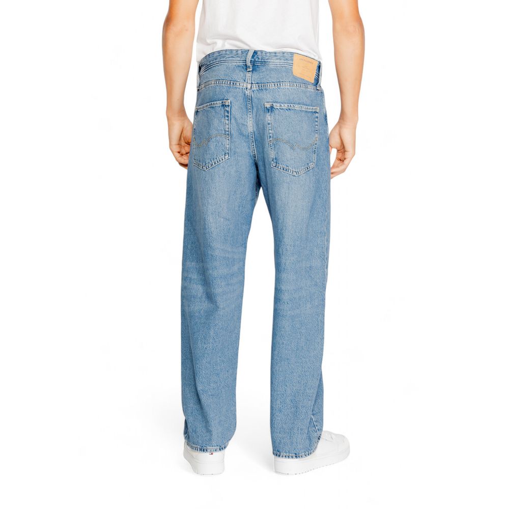 Jack Jones Blue Cotton Jeans & Men's Pant