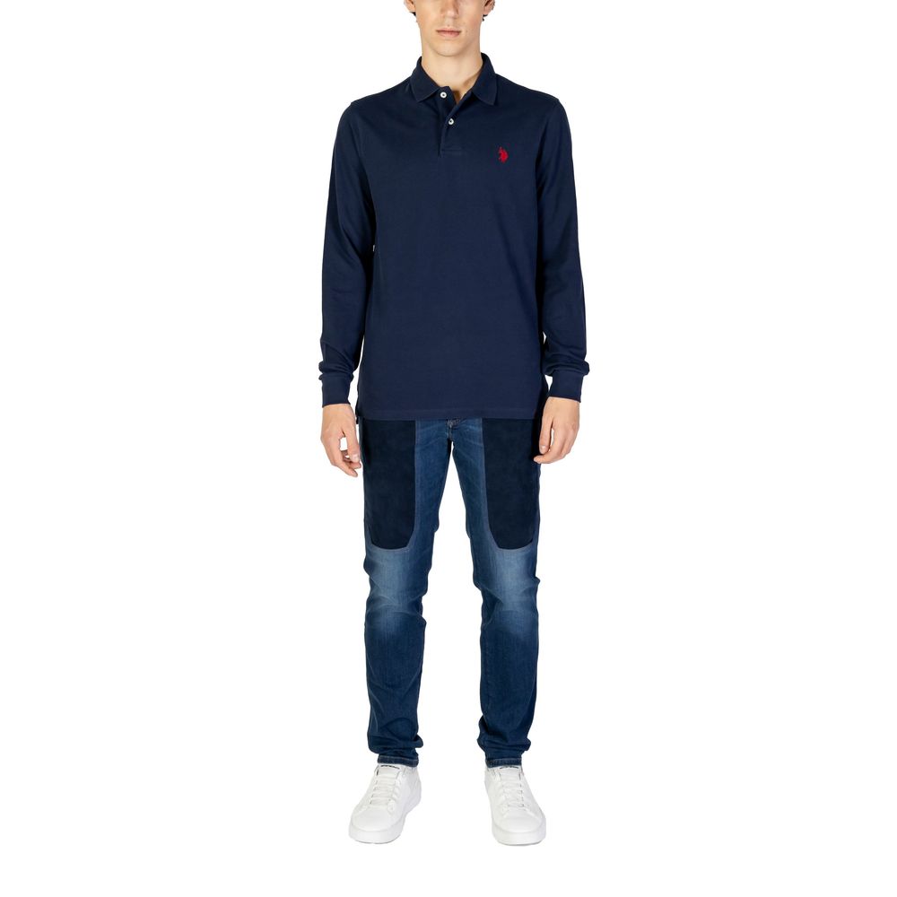U.S. POLO ASSN. Blue Cotton Men's T-Shirt