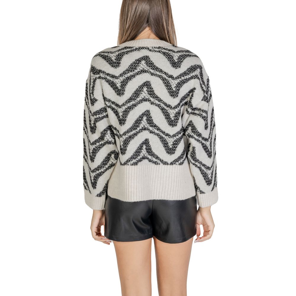 Only White Acrylic Women's Sweater