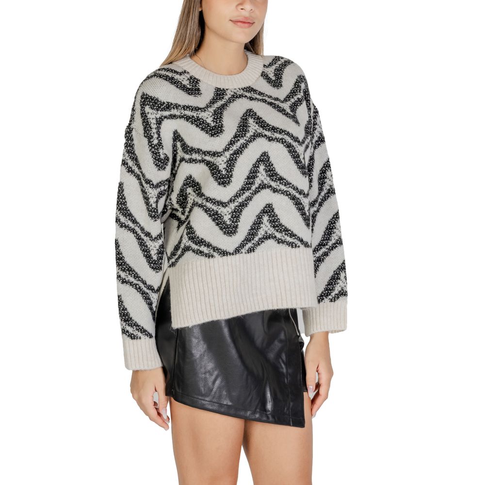 Only White Acrylic Women's Sweater