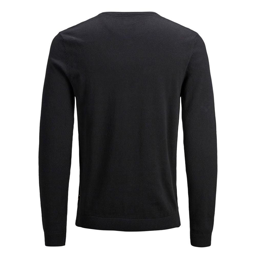 Jack Jones Black Cotton Men's T-Shirt