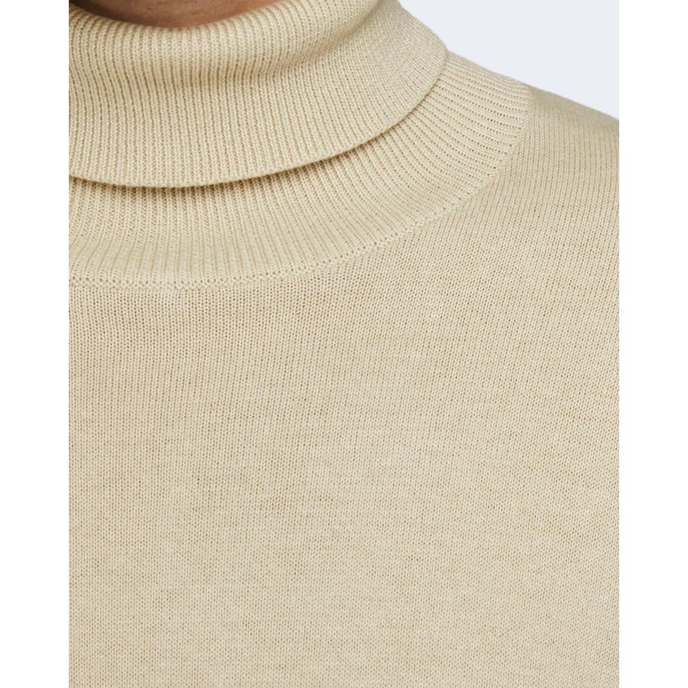 Jack Jones Beige Cotton Men's Sweater