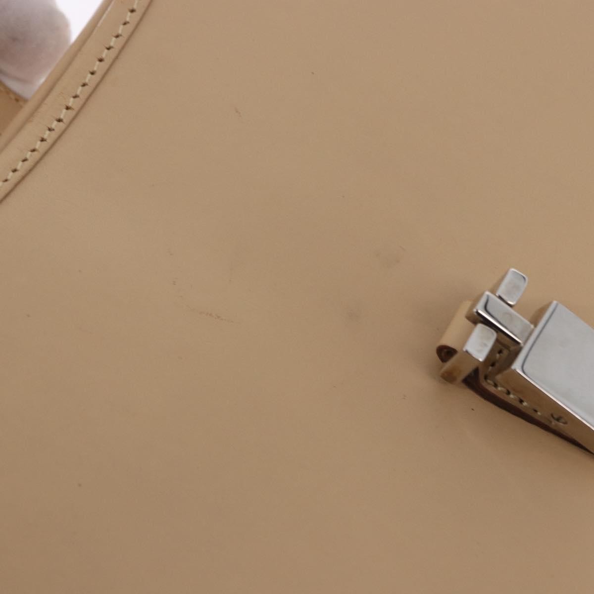 Gucci Jackie Leather Beige Leather Handbag (Pre-Owned)