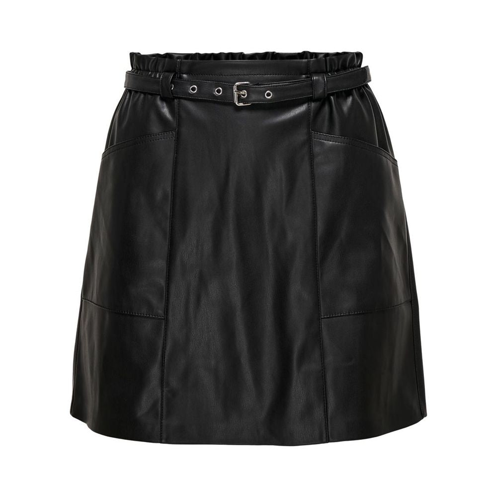 Only Black Polyester Women's Skirt