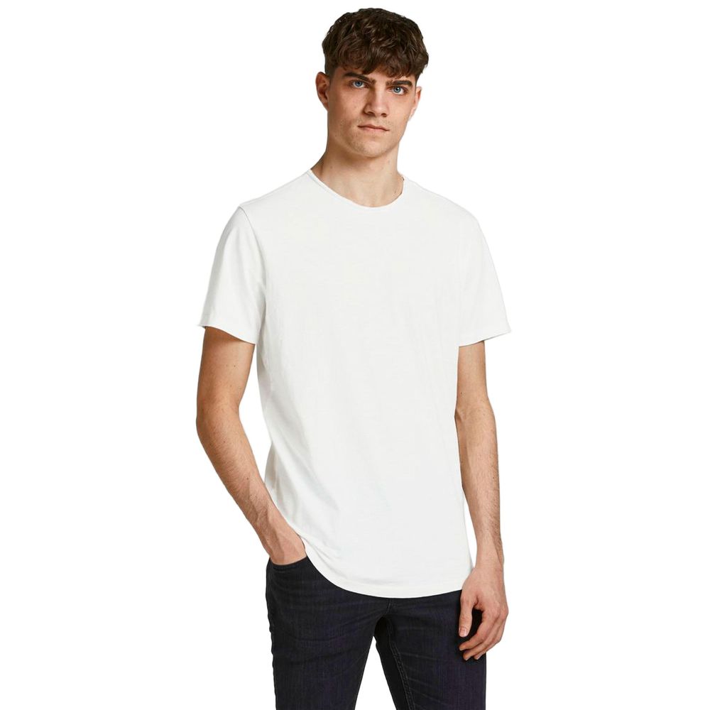 Jack Jones Cream Organic Cotton Men's T-Shirt