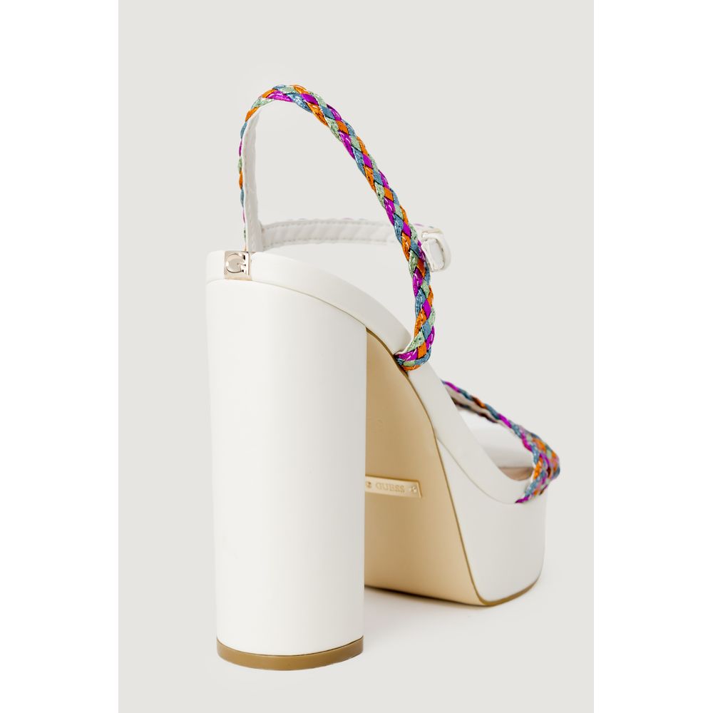 Guess White Polyester Women's Sandal