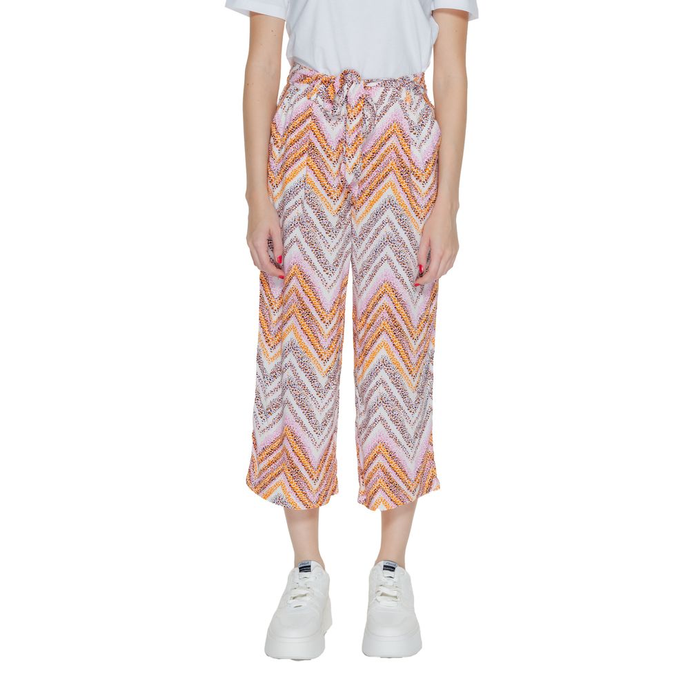 Only Multicolor Viscose Jeans & Women's Pant