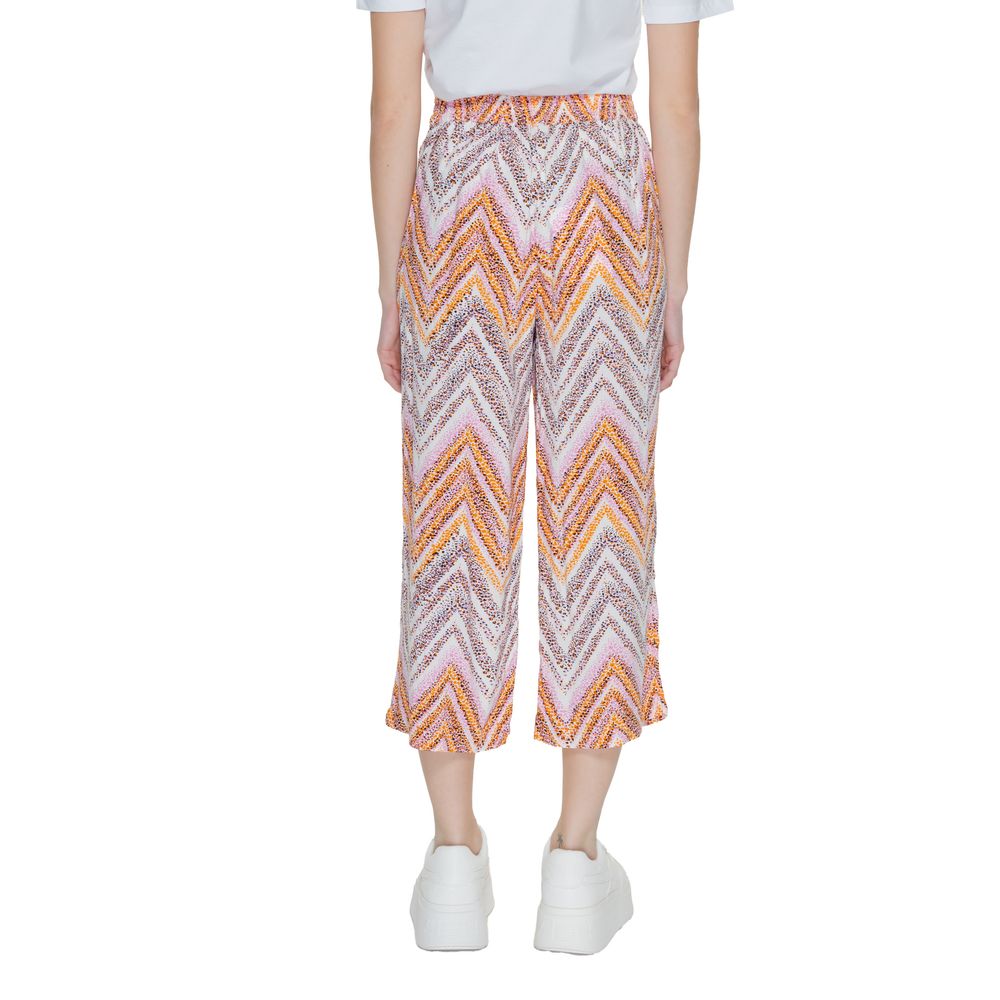 Only Multicolor Viscose Jeans & Women's Pant