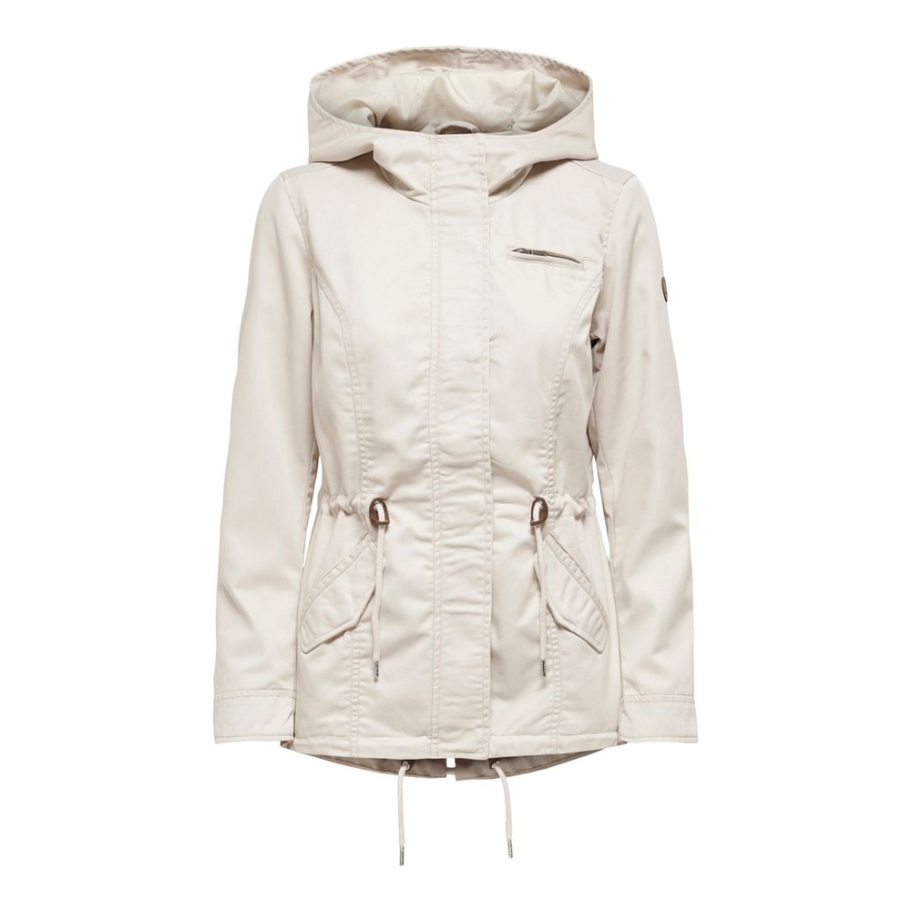 Only Beige Polyester Jackets & Women's Coat
