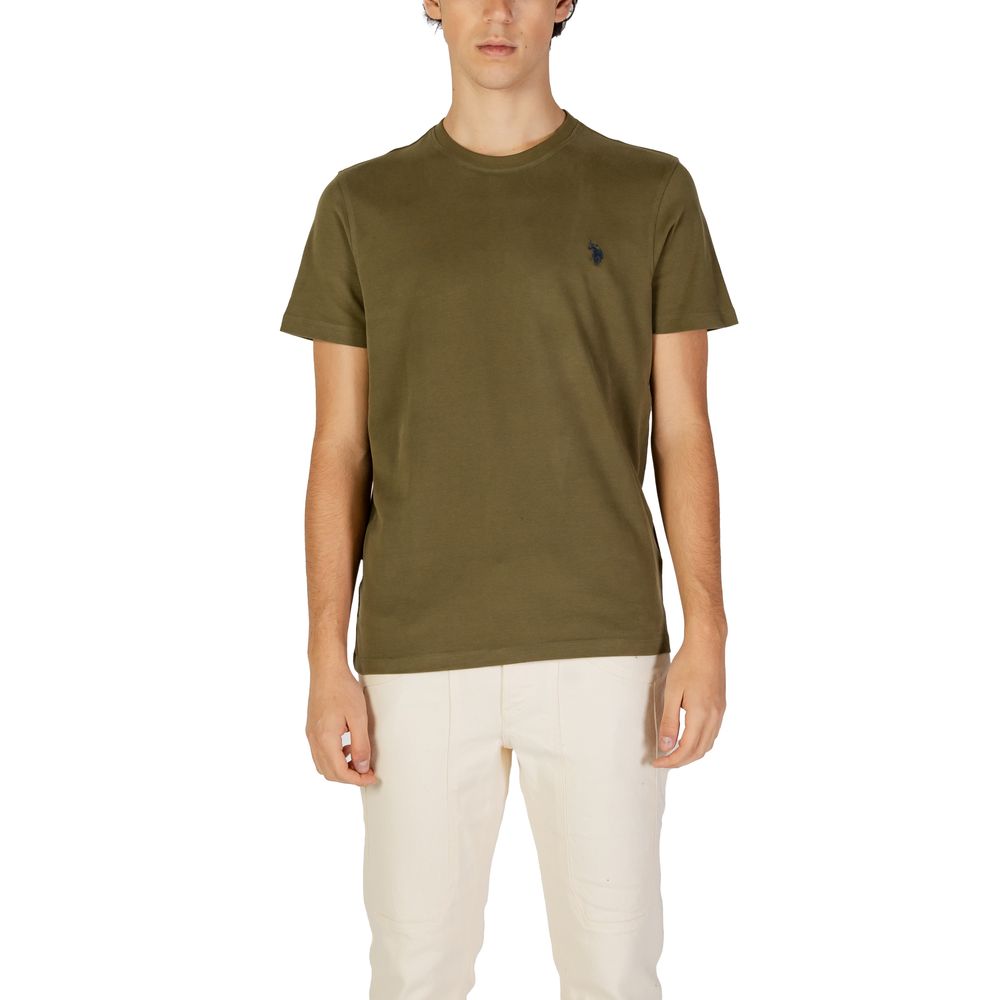 U.S. POLO ASSN. Green Cotton Men's T-Shirt