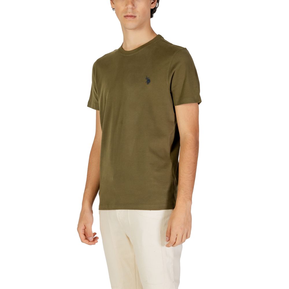 U.S. POLO ASSN. Green Cotton Men's T-Shirt