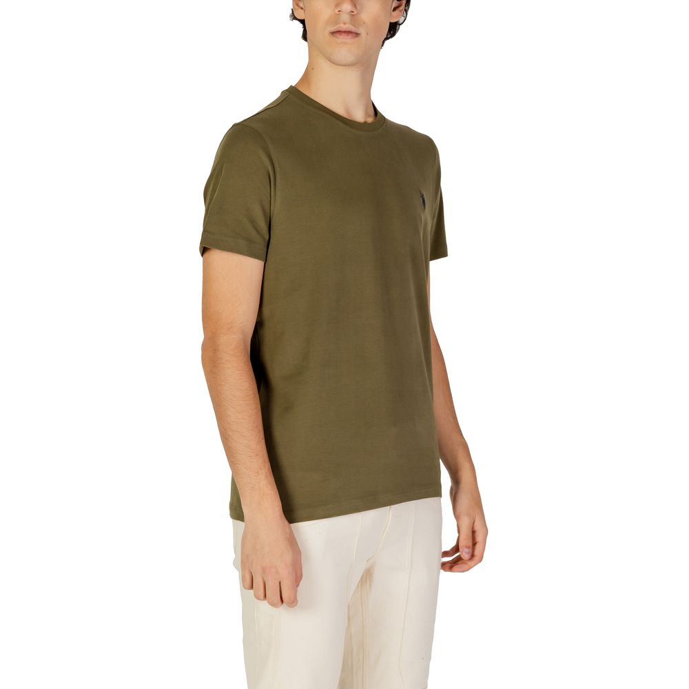 U.S. POLO ASSN. Green Cotton Men's T-Shirt