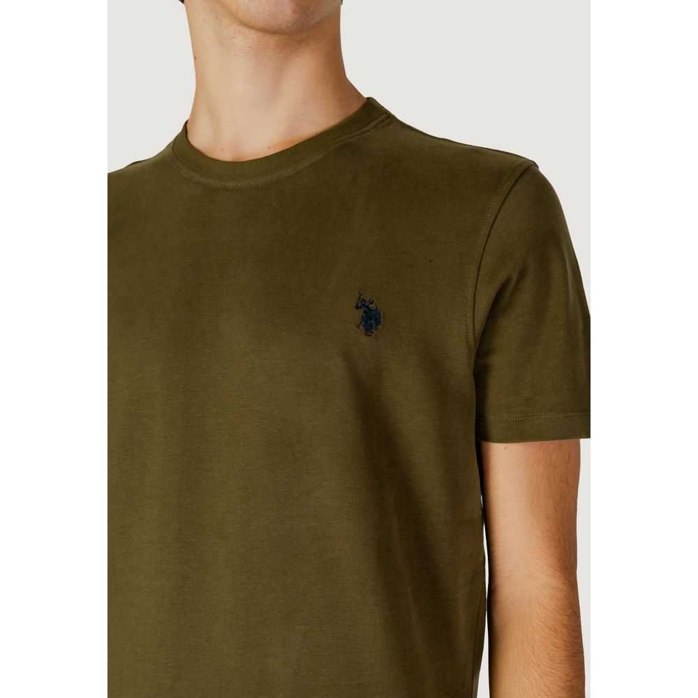 U.S. POLO ASSN. Green Cotton Men's T-Shirt