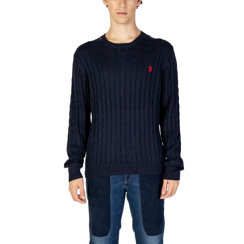 U.S. POLO ASSN. Blue Cotton Men's Sweater