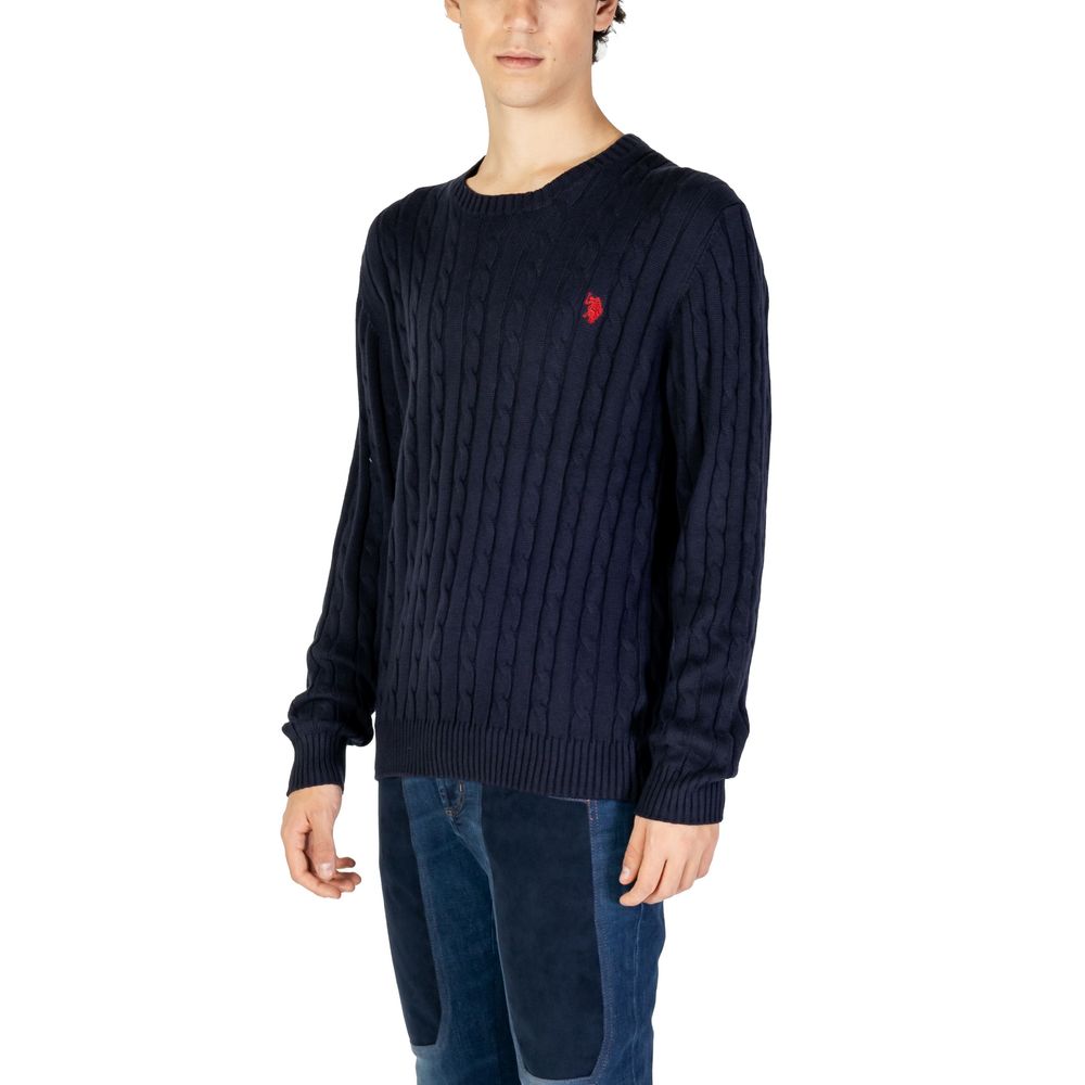 U.S. POLO ASSN. Blue Cotton Men's Sweater