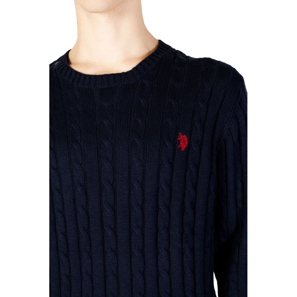 U.S. POLO ASSN. Blue Cotton Men's Sweater