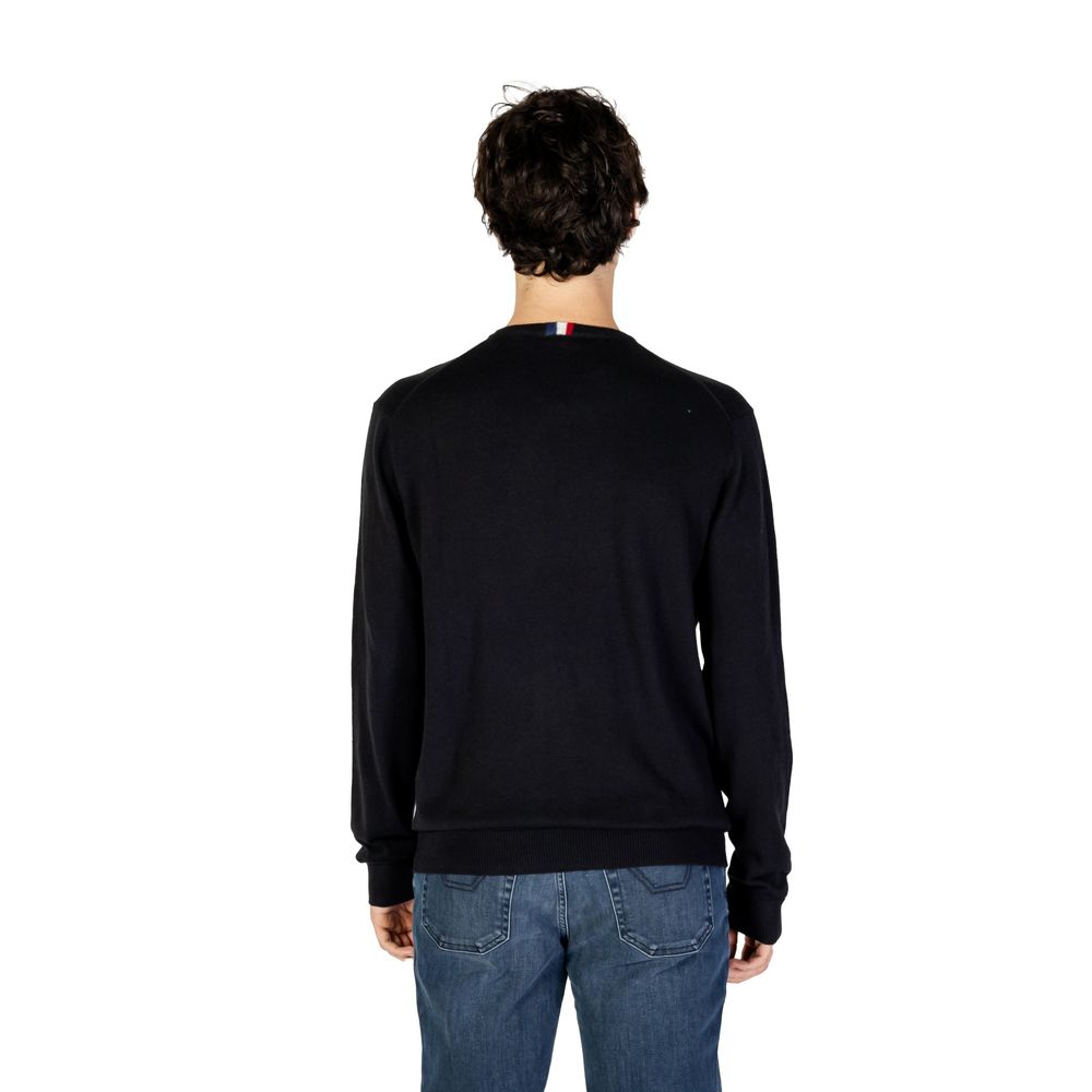 U.S. POLO ASSN. Black Cotton Men's Sweater