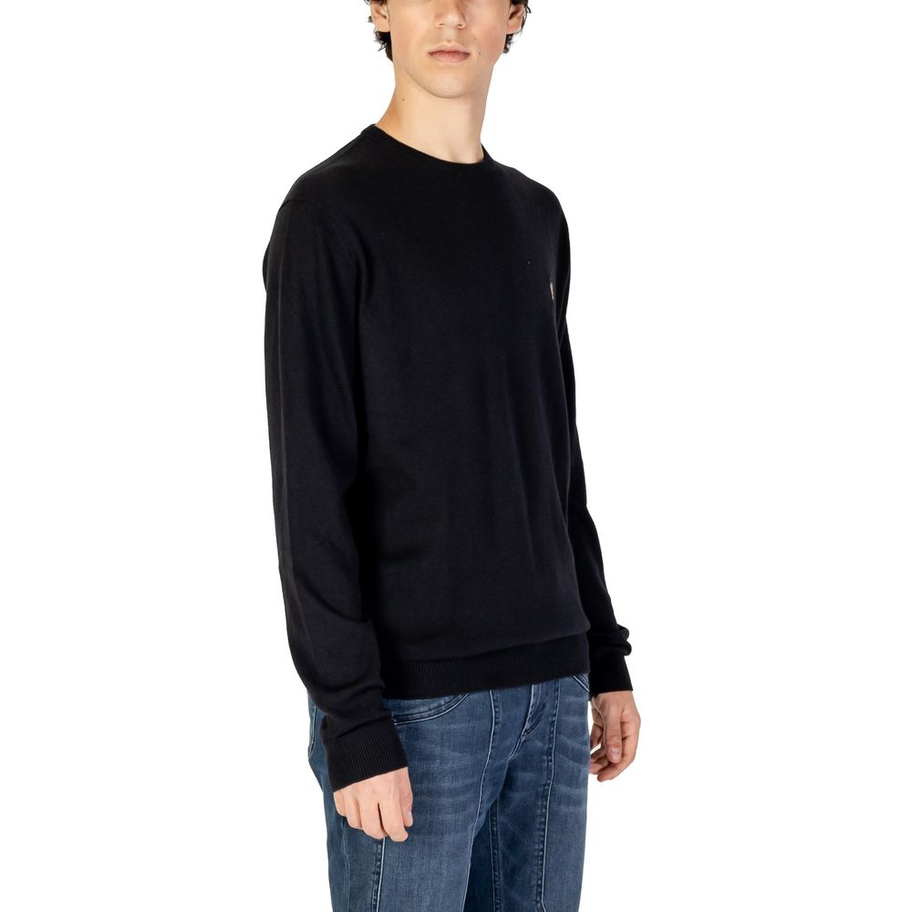 U.S. POLO ASSN. Black Cotton Men's Sweater