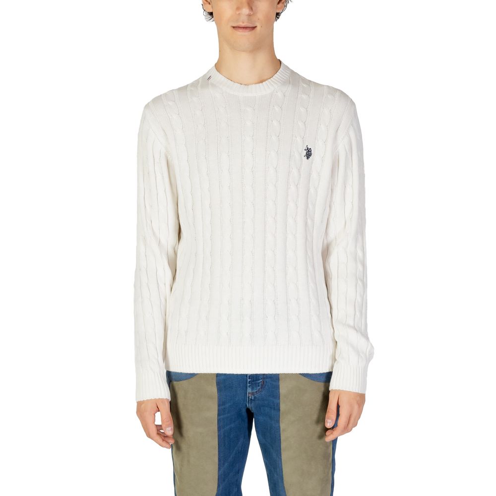 U.S. POLO ASSN. White Cotton Men's Sweatshirt