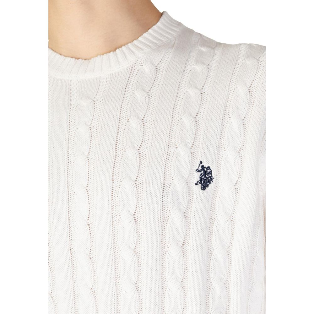 U.S. POLO ASSN. White Cotton Men's Sweatshirt