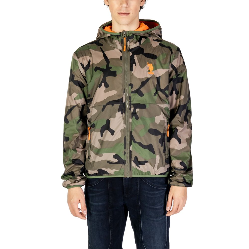 U.S. POLO ASSN. Green Polyamide Shell Men's Jacket