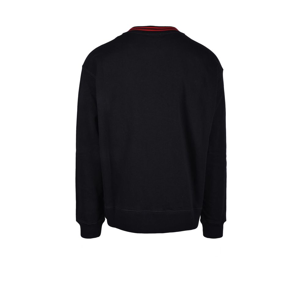 Diesel Black Cotton Men's Sweater