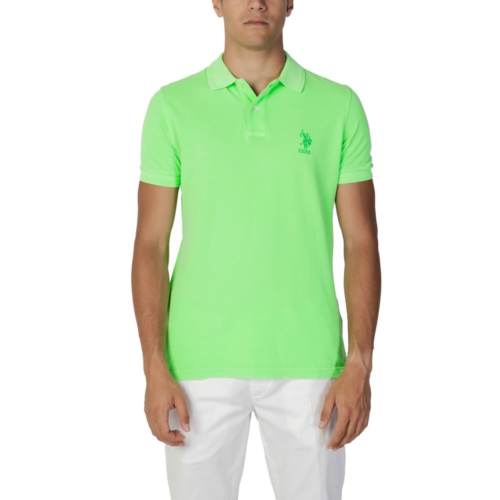 U.S. POLO ASSN. Green Cotton Polo Men's Shirt