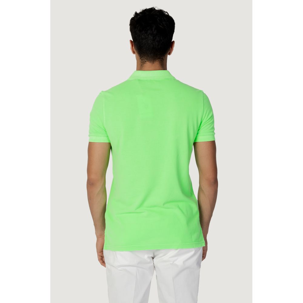 U.S. POLO ASSN. Green Cotton Polo Men's Shirt